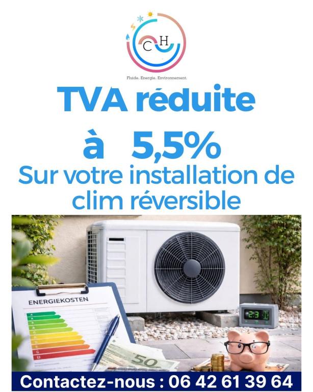 Installation de clim réversible à Sarreguemines : profitez de la TVA à 5.5%